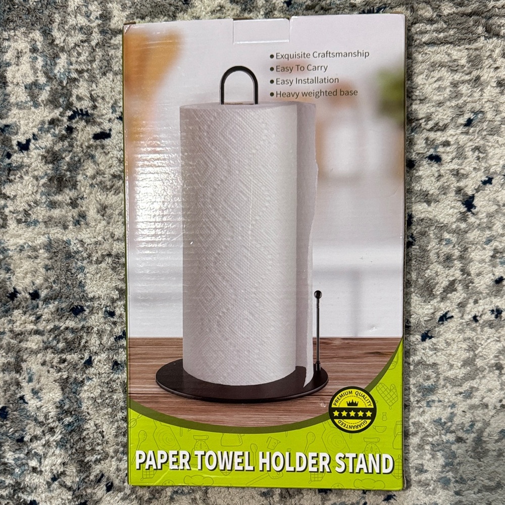 Paper Towel Holder Stand blk